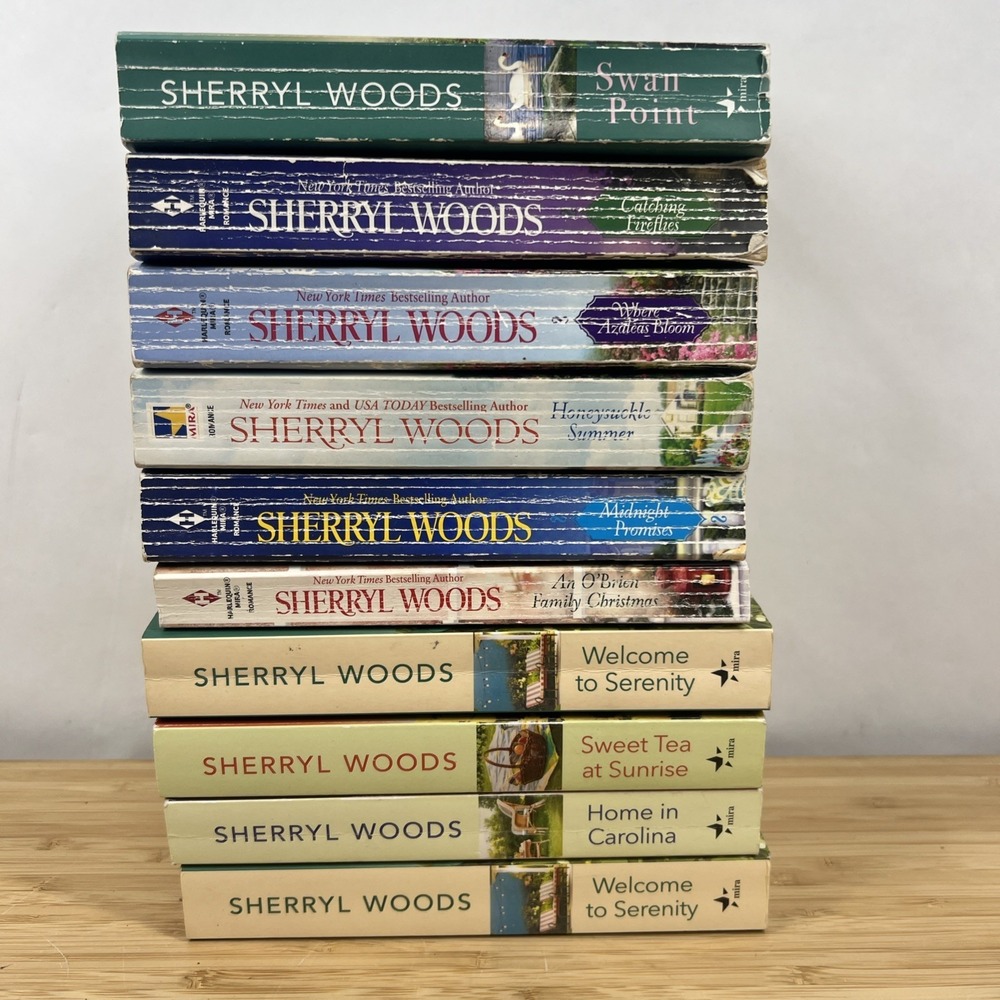 Sherryl Woods 10 Book Lot Chesapeake Shores Sweet Magnolias Romance PB
